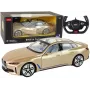 BMW I4 Kaugjuhitav Auto RC Rastar Kuldne 1:14