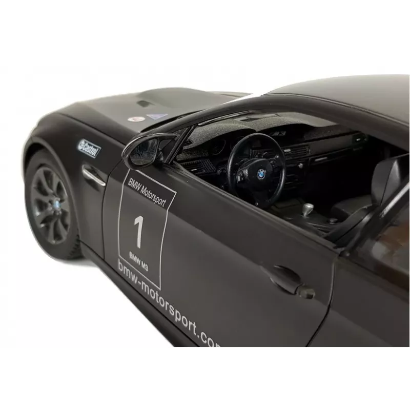 BMW M3 Kaugjuhitav Sportauto RC Rastar Must 1:14