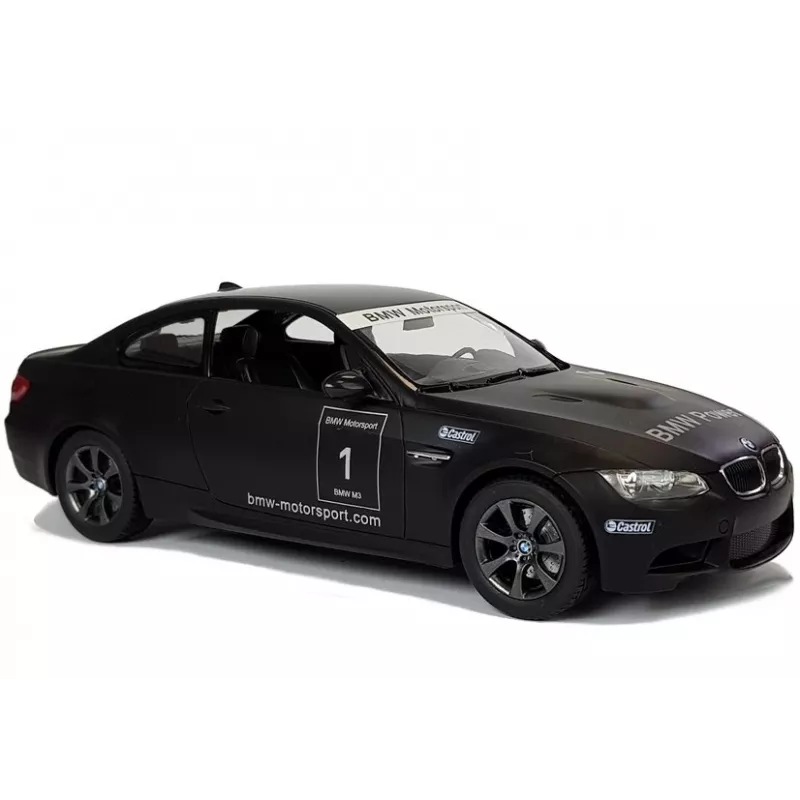 BMW M3 Kaugjuhitav Sportauto RC Rastar Must 1:14