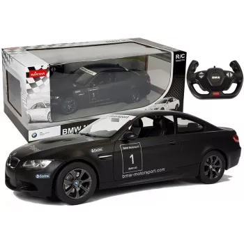 BMW M3 Kaugjuhitav Sportauto RC Rastar Must 1:14
