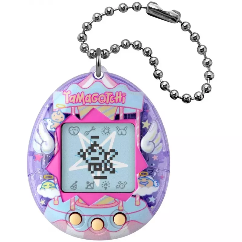 BND Tamagotchi Original - Angel Carousel Virtuaalne lemmikloomamänguasi, Valge