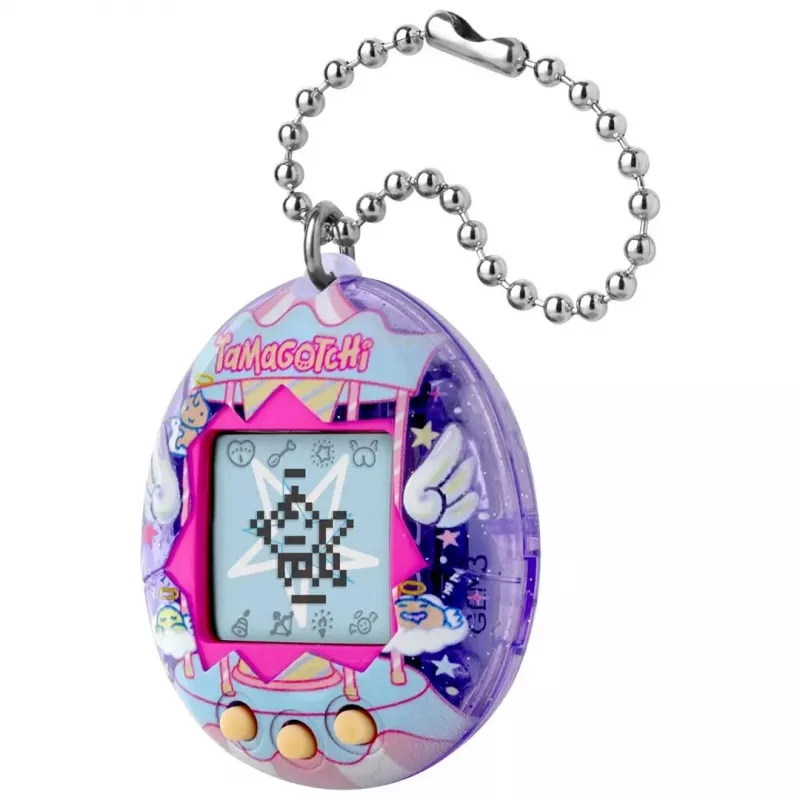 BND Tamagotchi Original - Angel Carousel Virtuaalne lemmikloomamänguasi, Valge