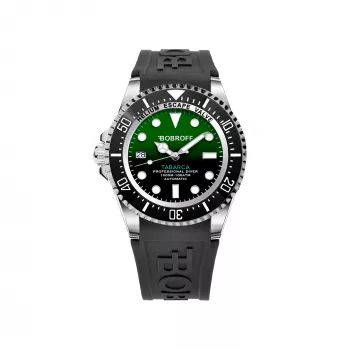 Bobroff BF0002i-BFSTN meeste analoogkvartskell 42mm must roostevaba teras