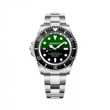 BOBROFF MAN BF0002i Kvartskell Analoog 42mm Musta Sihtnumbri ja Nahkrihmaga