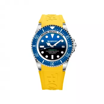 BOBROFF MAN BF0003baBFSTA Analoogkvartskell 44 mm Musta numbrilaud ja nahkrihm