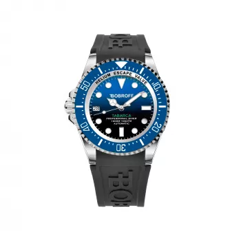 BOBROFF MAN BF0003ibaBFS 42mm Analoogkvartskell musta nahkrihmaga