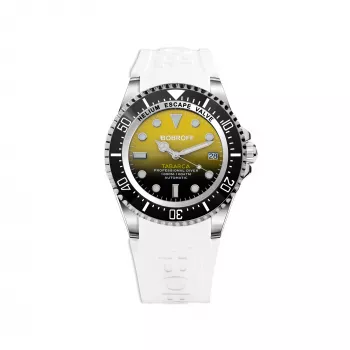BOBROFF MAN BF0008-BFSTB Analoog Kvartskell 44 mm Roostevaba Teras Must Nahk