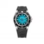 BOBROFF MAN BF0009-BFSTN Analoogkvartskell 44mm Roostevabast Terasest Korpuse Musta Siibriga Nahkrihm