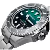 BOBROFF MAN BF002 Analoogne Kvartskell 44mm Must Nahkrihm