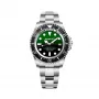 BOBROFF MAN BF002 Analoogne Kvartskell 44mm Must Nahkrihm