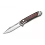 BOKER MAGNUM Magnum Rubico automaatnuga - Drop Point 440A roostevaba teras, alumiiniumist käepide, nupuga automaatne, Plunge Lock, pööratav taskuklamber, must