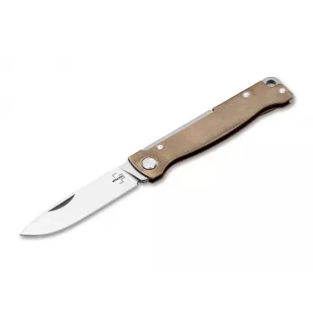 Boker Plus Atlas messingist kokkupandav nuga D2 tera raamilukk EDC