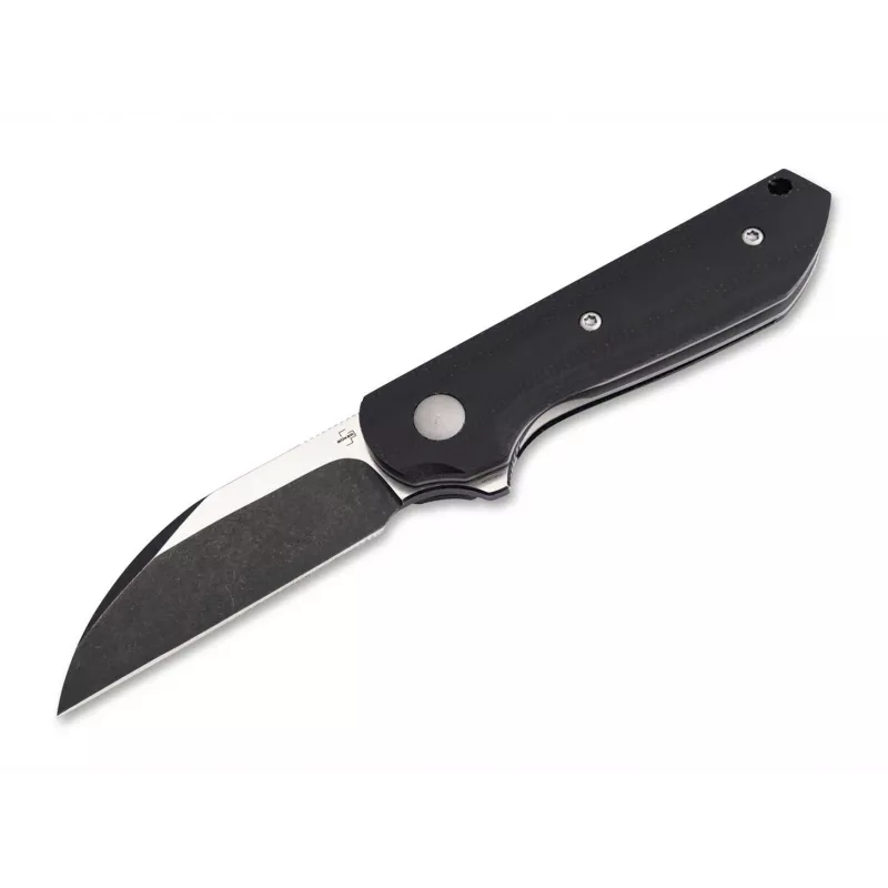 Böker Plus Corvus Nitro-V kokkupandav nuga, must G10 käepide, stonewash tera