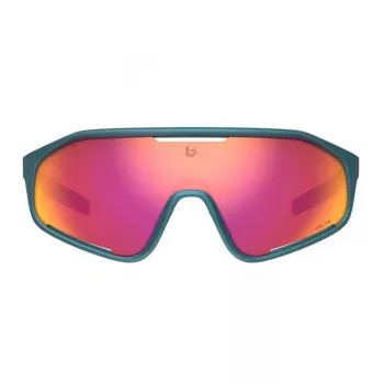 Bolle BS010009 Unisex Sport Päikeseprillid - Must Nailonraam, Hallid Polükarbonaat Läätsed, UV400 Kaitse