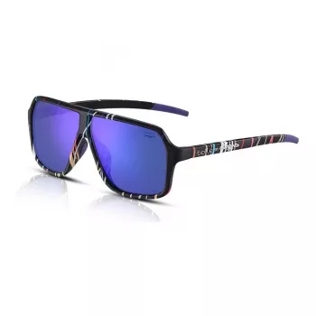 Bolle BS030008 Unisex Päikeseprillid - Matt Must Raam, Hall Lääts - 60/10/140 mm