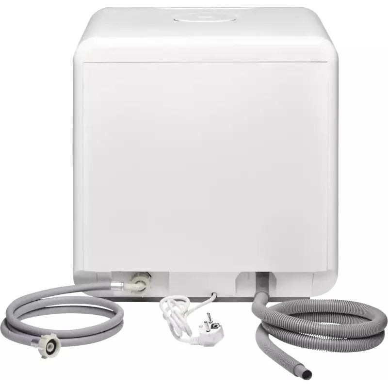 Bomann TSG 5702 lauanõudepesumasin valge, 5L veepaagiga, 2 katet, 6 programmi, energiaklass F