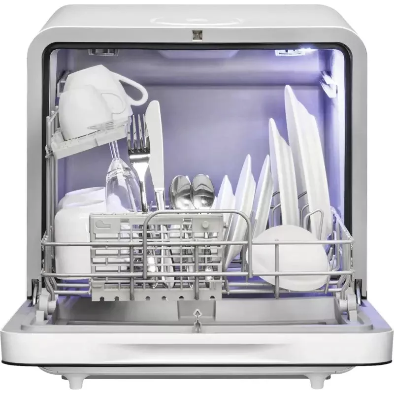 Bomann TSG 5702 lauanõudepesumasin valge, 5L veepaagiga, 2 katet, 6 programmi, energiaklass F