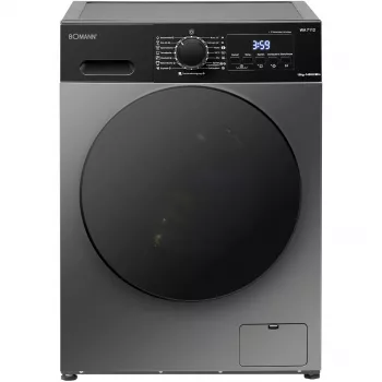 BOMANN WA 7112 Titan südamekujuline vahvlimasin, 800 W, titaan/must