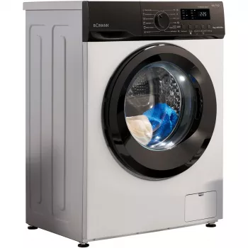 BOMANN WA 7162 Eestlaetav Pesumasin, 7 kg, 1400 p/min, Valge/Must