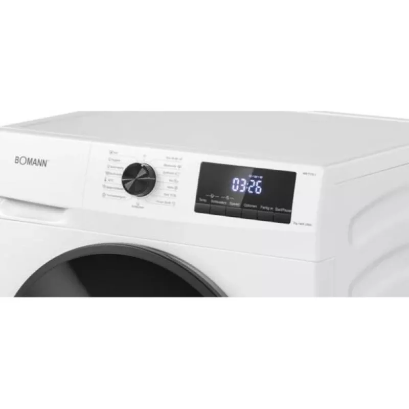 BOMANN WA 7175.1 Südamekujuline vahvlimasin, 1300 W, valge/must