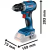 Bosch 18V Professional Set Löökpuur GBH 18V-22 + Puurkeeraja GSR 18V-45 - (sinine/must, 2x Li-Ion aku 4.0Ah, löökpuuritera ja otsikukomplekt, tööriistakott) (0615V0003D)