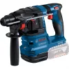 Bosch 18V Professional Set Löökpuur GBH 18V-22 + Puurkeeraja GSR 18V-45 - (sinine/must, 2x Li-Ion aku 4.0Ah, löökpuuritera ja otsikukomplekt, tööriistakott) (0615V0003D)
