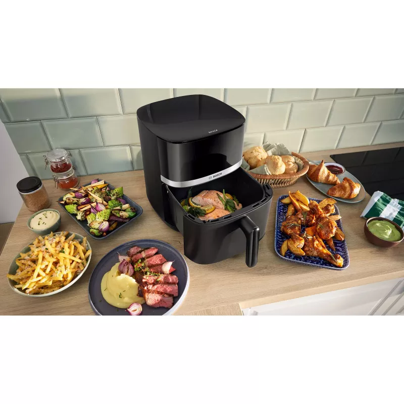 BOSCH Air Fryer MAF462B0 Series 4 (Must, 2050 W, Korv 6.1 L)