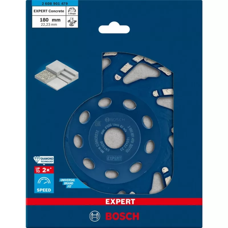 Bosch EXPERT Concrete teemantkaussketas 125 mm, kaherealine, 22,23 mm ava, 2608901479