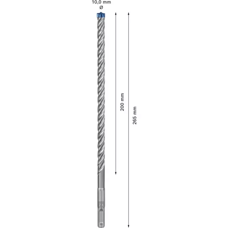 Bosch EXPERT SDS plus-7X vasarpuuriterade komplekt 10 mm, 30 tk, 265 mm pikkus 2608900188