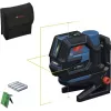 Bosch GCL 12V-50-22 CG Professional juhtmeta kombinatsioonlaser (sinine/must, rohelised laserjooned ja loodipunktid, RM 20 pöörlev alus kaasas)