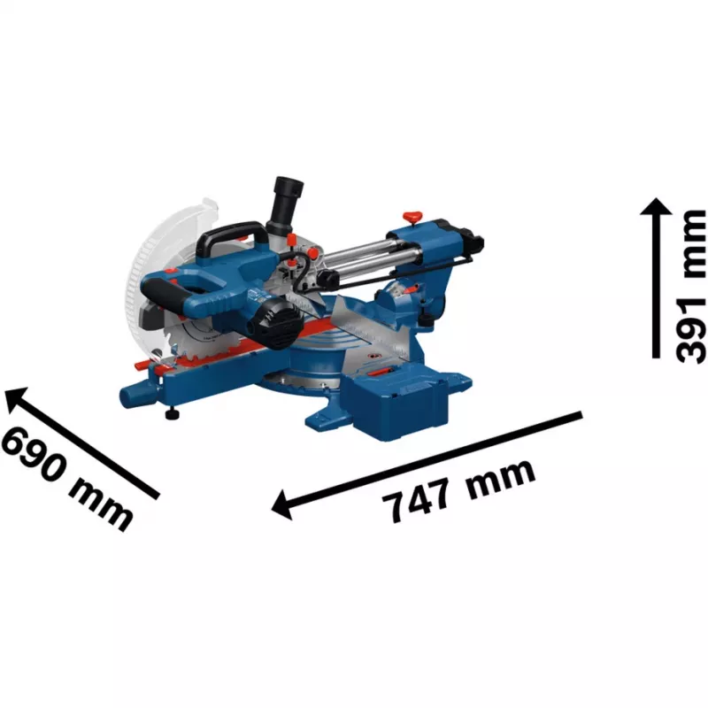 Bosch GCM305-216S Professional Sliding Miter Saw 1600W 305mm 230V