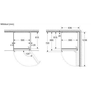 Bosch GSN36AICM eraldiseisev püstik sügavkülmik, 242 L, NoFrost, roostevaba terase välimus