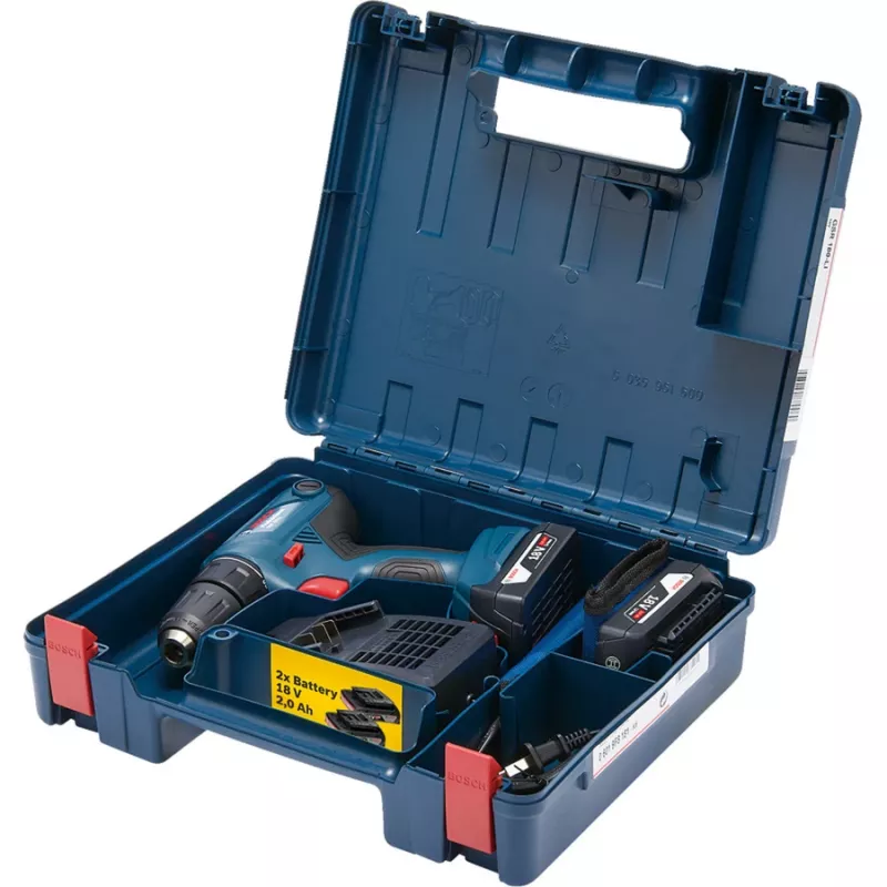Bosch GSR 180 LI Professional Akutrell/Keeraja 18V 2x2,0Ah Li-Ion