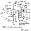 Bosch HBF113BV1S Sisseehitatud Elektriahi, 66L, Roostevaba Teras