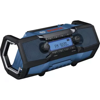 BOSCH HEAVY DUTY GPB18V-3C Professional Bluetooth FM-raadio (sinine/must, ilma akuta)