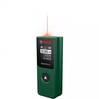 Bosch Home & Garden EasyDistance 20 Laserkaugusmõõtja, 20m ulatus, Roheline/Must