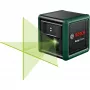 Bosch Home and Garden Quigo Green Set ristjoonlaser koos klambri, adapterplaadi ja 1,1 m alumiiniumist statiiviga 0603663CZ1