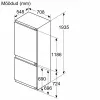 Bosch KBN96SDD0 French Door Külmik-Sügavkülmik NoFrost, 605L, Energiaklass D, Roostevaba teras/hõbe