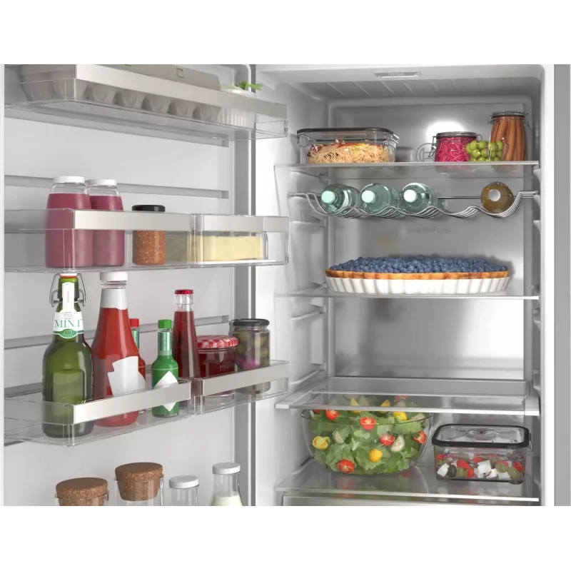 Bosch KSN36AICM vabaltseisev külmik-sügavkülmik, 302L, NoFrost, Inox-look, energiaklass C