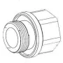 Bosch MIC seeria M25 kuni 3/4 tolline NPT kaablikaitse adapter (MIC-M25XNPT34)