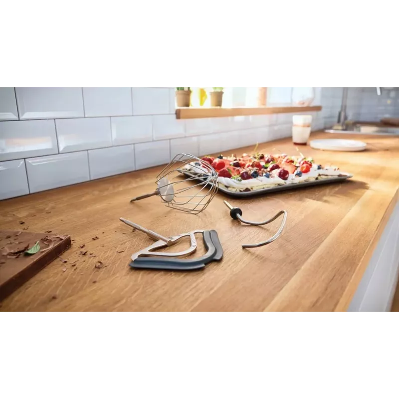 Bosch MUM58359 Köögikombain Ruby Red/Hõbe 1000W 3.9L Roostevabast terasest kauss