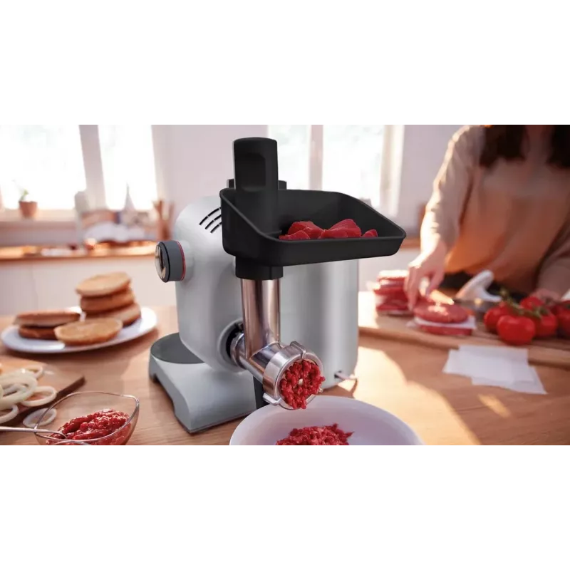 Bosch MUM58359 Köögikombain Ruby Red/Hõbe 1000W 3.9L Roostevabast terasest kauss