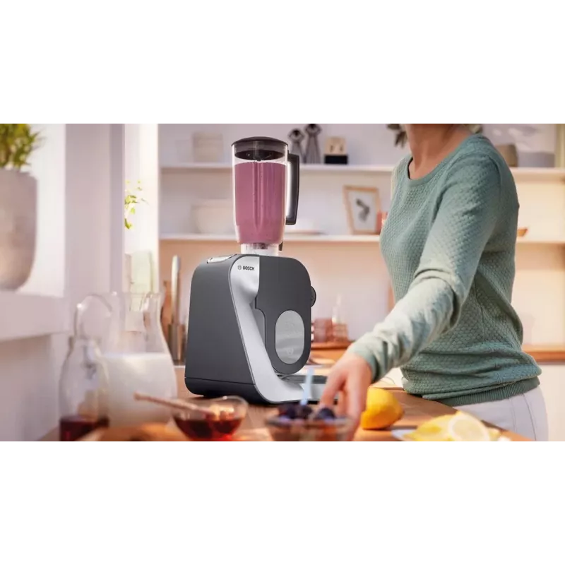 Bosch MUM58359 Köögikombain Ruby Red/Hõbe 1000W 3.9L Roostevabast terasest kauss