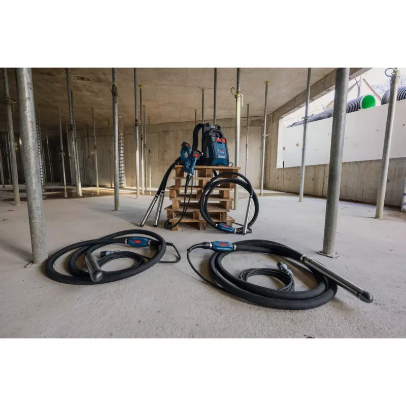 BOSCH Power Tools Carrying System GBP100 (Must, juhtmeta betoonivibraatori jaoks)