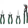 Bosch Powertools 4-osaline tangide komplekt 1600A02W7K kombineeritud, diagonaal-, pika ninaga ja vesipump tangidega, roheline/must