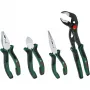 Bosch Powertools 4-osaline tangide komplekt 1600A02W7K kombineeritud, diagonaal-, pika ninaga ja vesipump tangidega, roheline/must