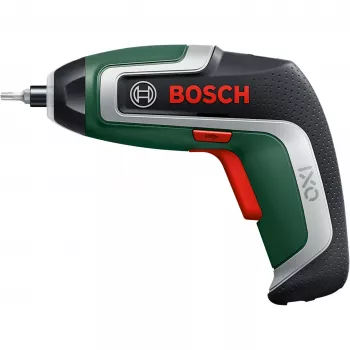BOSCH Powertools IXO 7 Anniversary Set 3.6V juhtmeta kruvikeeraja (roheline/must, Li-Ion 2.0Ah, otsakute komplekt, seemnepallid, karp)