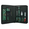 BOSCH Powertools Universal Hand Tool Set, 25-Piece (Green, with Tool Bag)