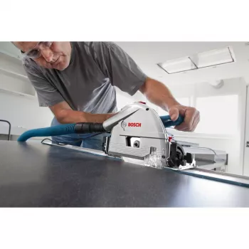 Bosch Professional GKT 55 GCE Taandlõikesaag FSN 1400 juhtsiiniga, 1400 W, sinine, L-BOXX