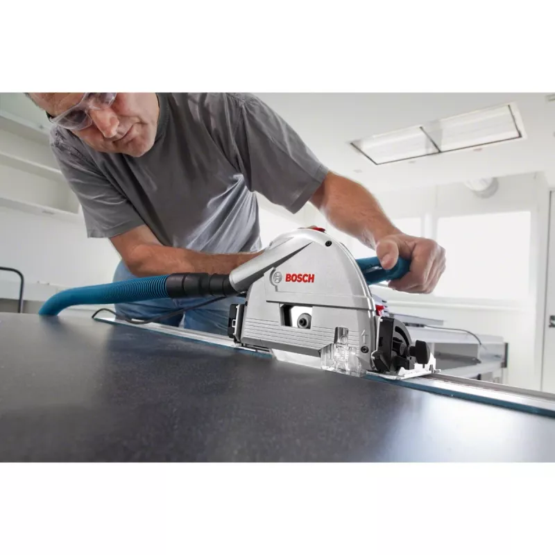 Bosch Professional GKT 55 GCE Taandlõikesaag FSN 1400 juhtsiiniga, 1400 W, sinine, L-BOXX